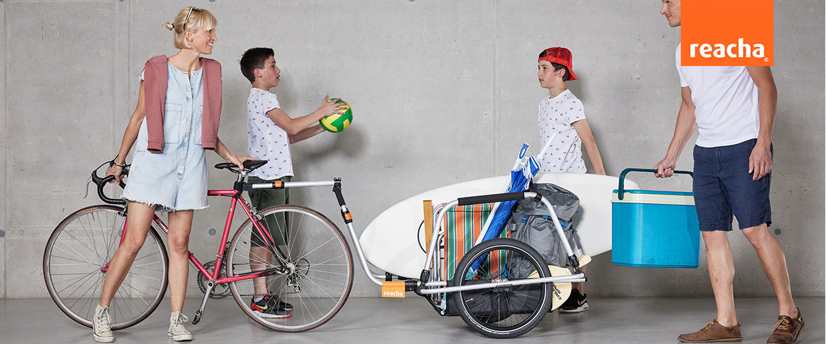 Remolque para bicicleta para familias y más