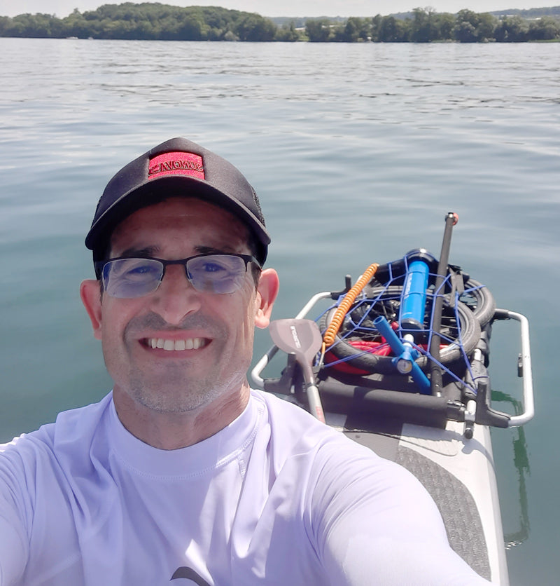 Fahrradanhänger für Angler und den Strand