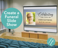 Beach Sunset Funeral Slide Show Template