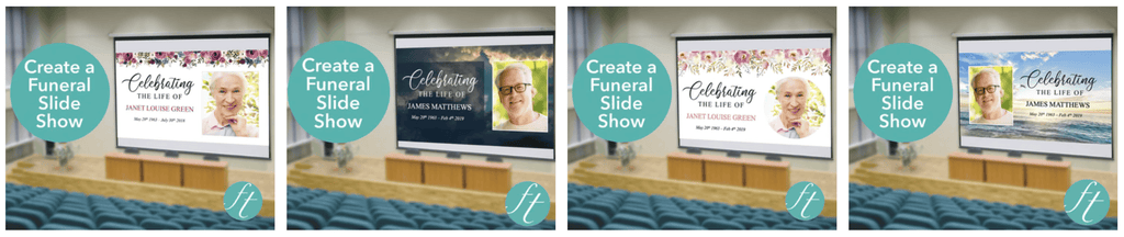 Collection of Funeral Slideshow Templates