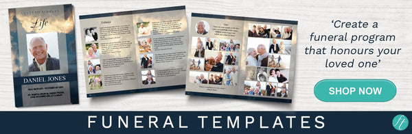 Create a funeral program that honors your loved one