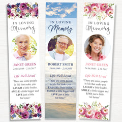 Funeral Bookmarks