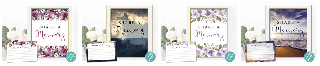 Share a Memory Cards for a Funeral