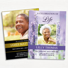 11x17 inch Funeral Programs