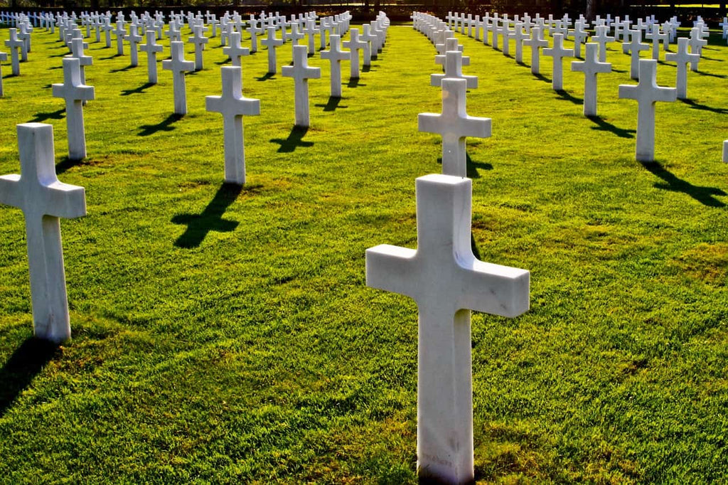 Veterans are eligible for a free burial and grave marker