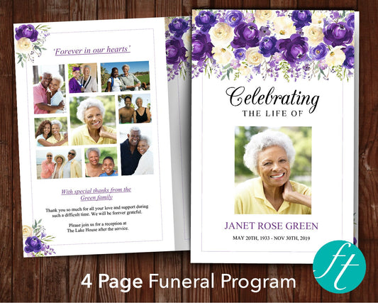 Domestic Violence Awareness Ribbon (Purple) - Pack of 10 – Funeral  Program-Site Funeral Programs & Templates