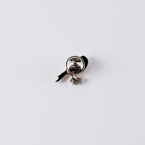 Crow Lapel Pin in White Gold – Commonwealth Proper