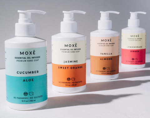 moxe premium hand soap launch 
