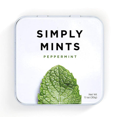 Simply Mints are made with clean ingredients and can help keep your breath smelling fresh and clean.