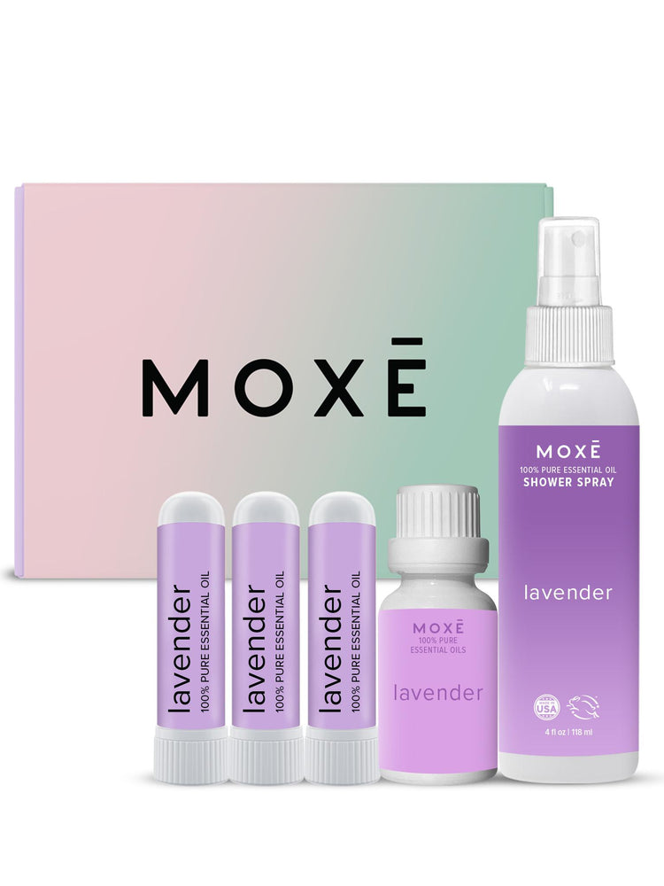 LAVENDER Aromatherapy Shower Spray : Encourages Healthy Sleep - MOXĒ