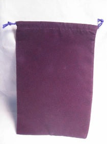 Suedecloth Dice Bag - Large Purple