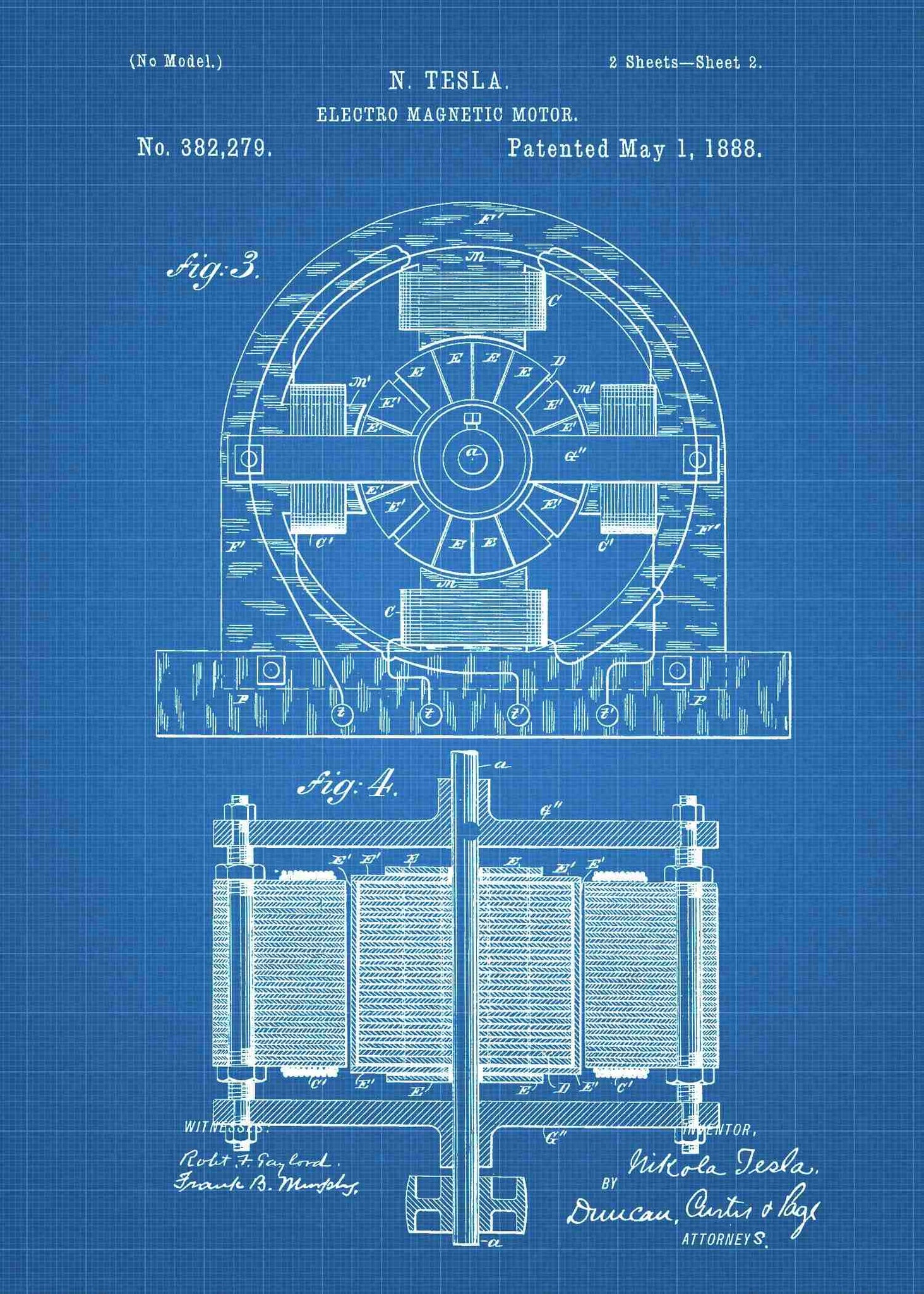 Nikola Tesla Blueprints