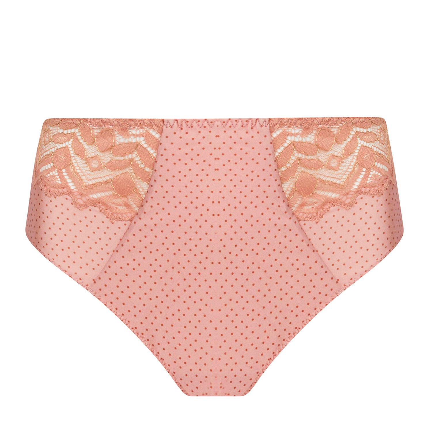 Petille Glam in Sparkling RosÃ© High Waist Brief By Antigel - M-XXXL