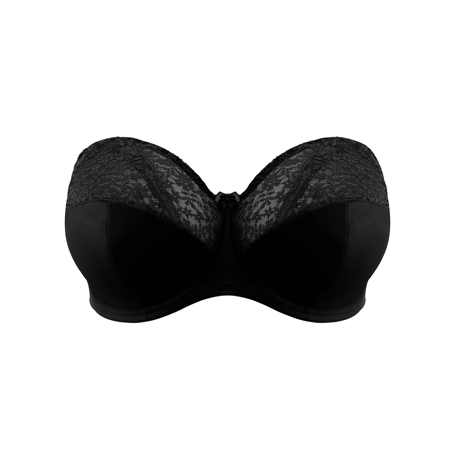 Adelaide Strapless Underwire Cathedral Bra In Black By Goddess - 32-46 Bands DD-HH (UK sizes)