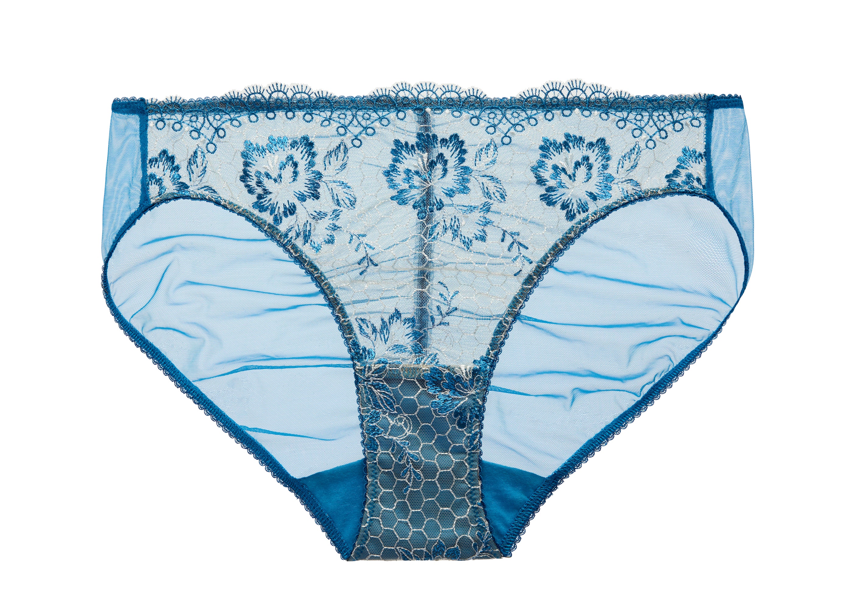 Evelina Brief In Ocean Blue By Dita Von Teese - XS