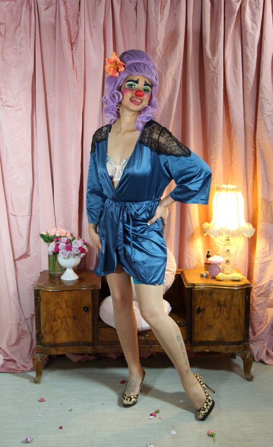 VIP Confession Teal Satin French Knickers - Nightwear - Gigi's Toronto –  Gigi's House Of Frills