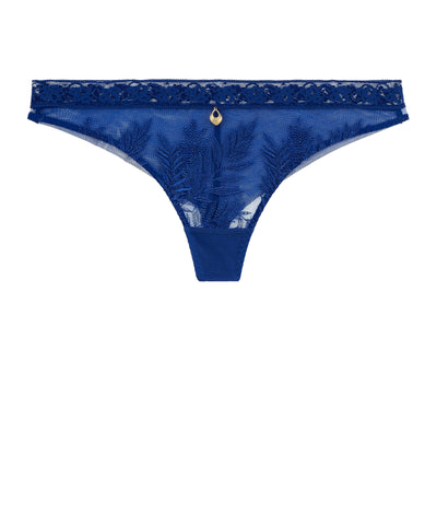 Triangle bra without underwire Aubade Parenthèse Tropicale (Electric Blue)