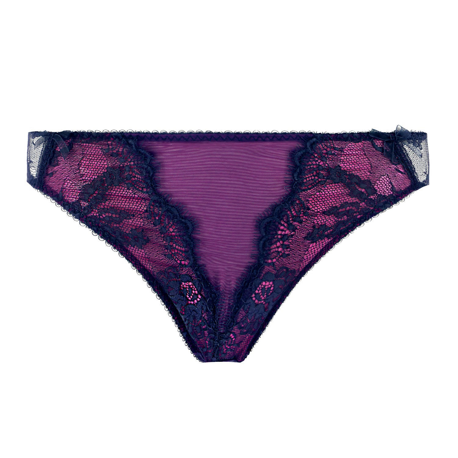 Savoir Faire Brief In Navy By Dita Von Teese - XS + S