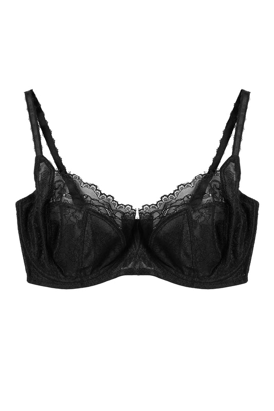 LG925 - 100 Satin Bras - In Black and White colours - 34D - 46J Only £7.50  Each