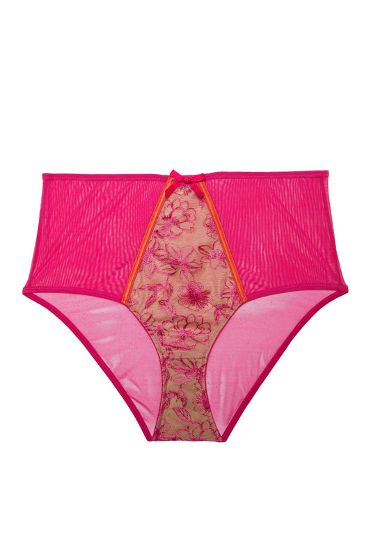 Rosalyn Magenta Satin and Lace brief - sizes 4-16 - Toronto Lingerie –  Gigi's House Of Frills