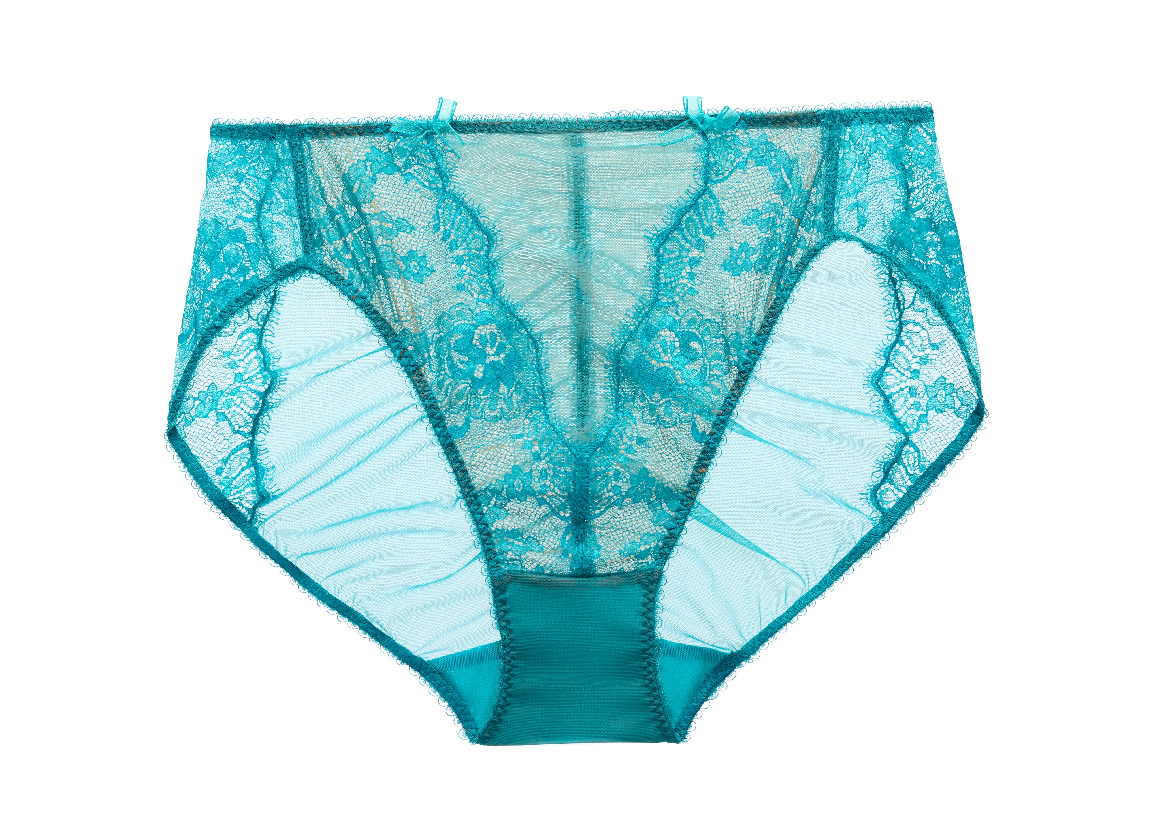 Savoir Faire Brief In Turquoise By Dita Von Teese - XS