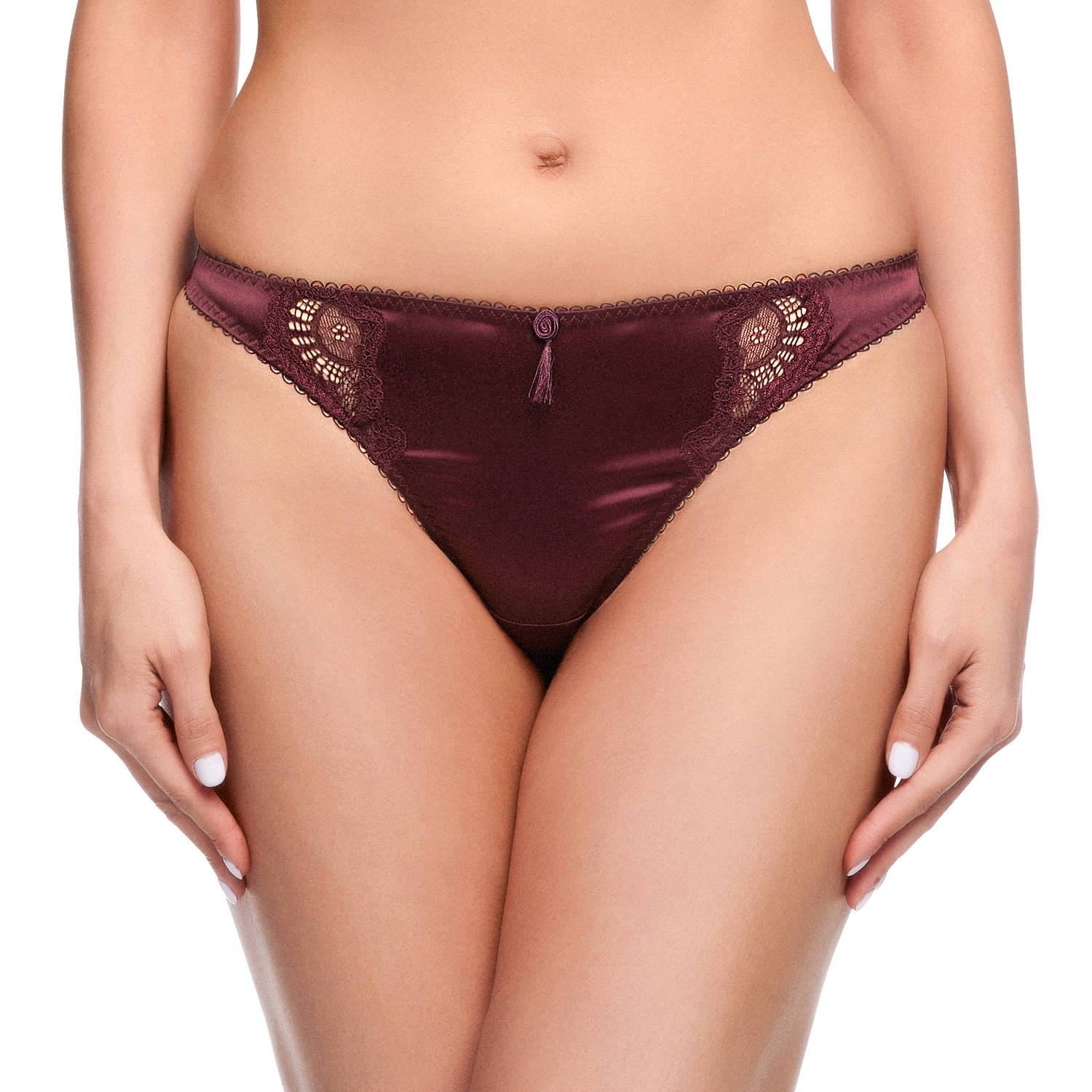 Star Lift G-String Thong in Plum By Dita Von Teese - XS-XL