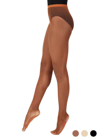 Cabaret Dance Quality Seamless Fishnet Tights 324 - Black + 3 