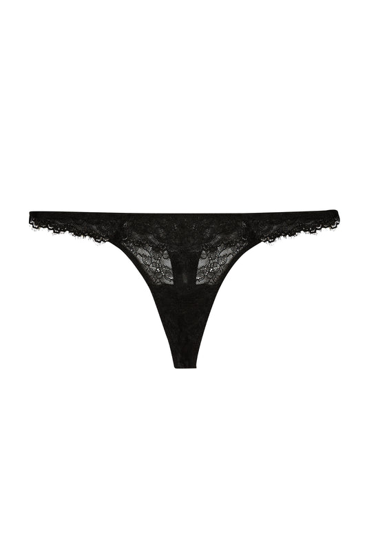 Rosalyn Magenta Satin and Lace Thong - sizes 4-16 - Toronto