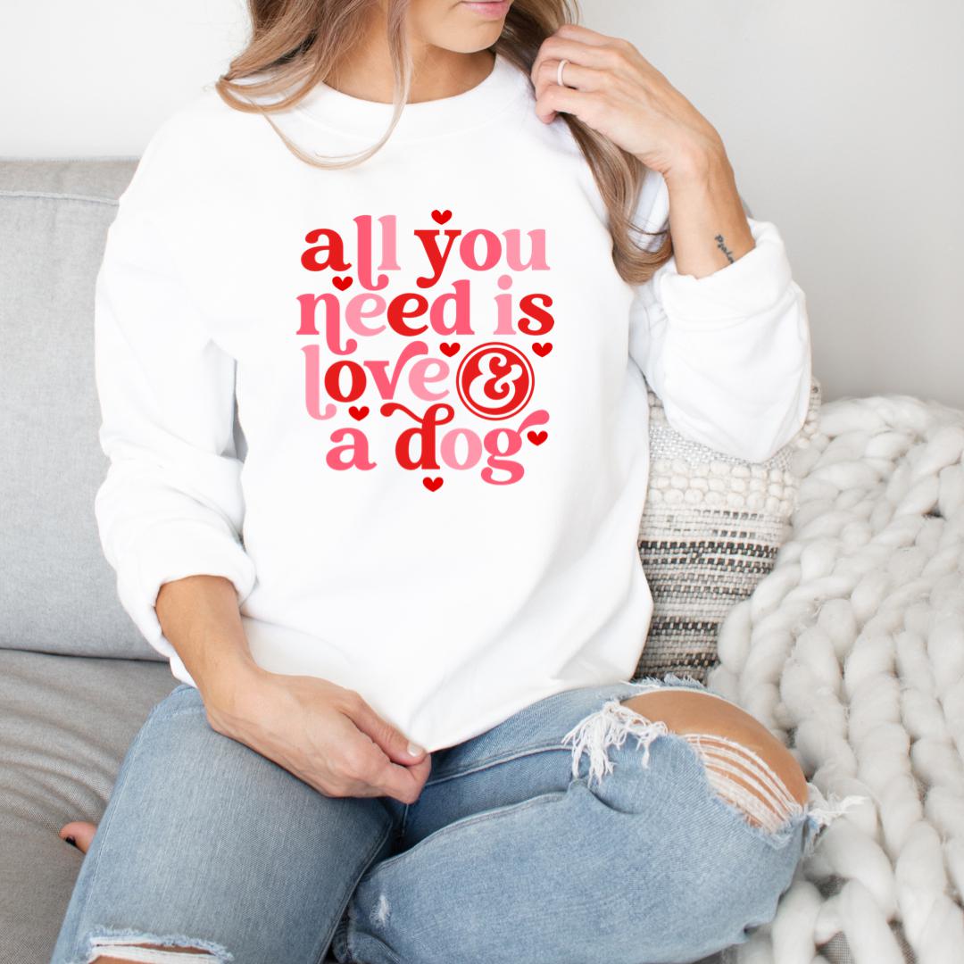 love dog sweatshirt