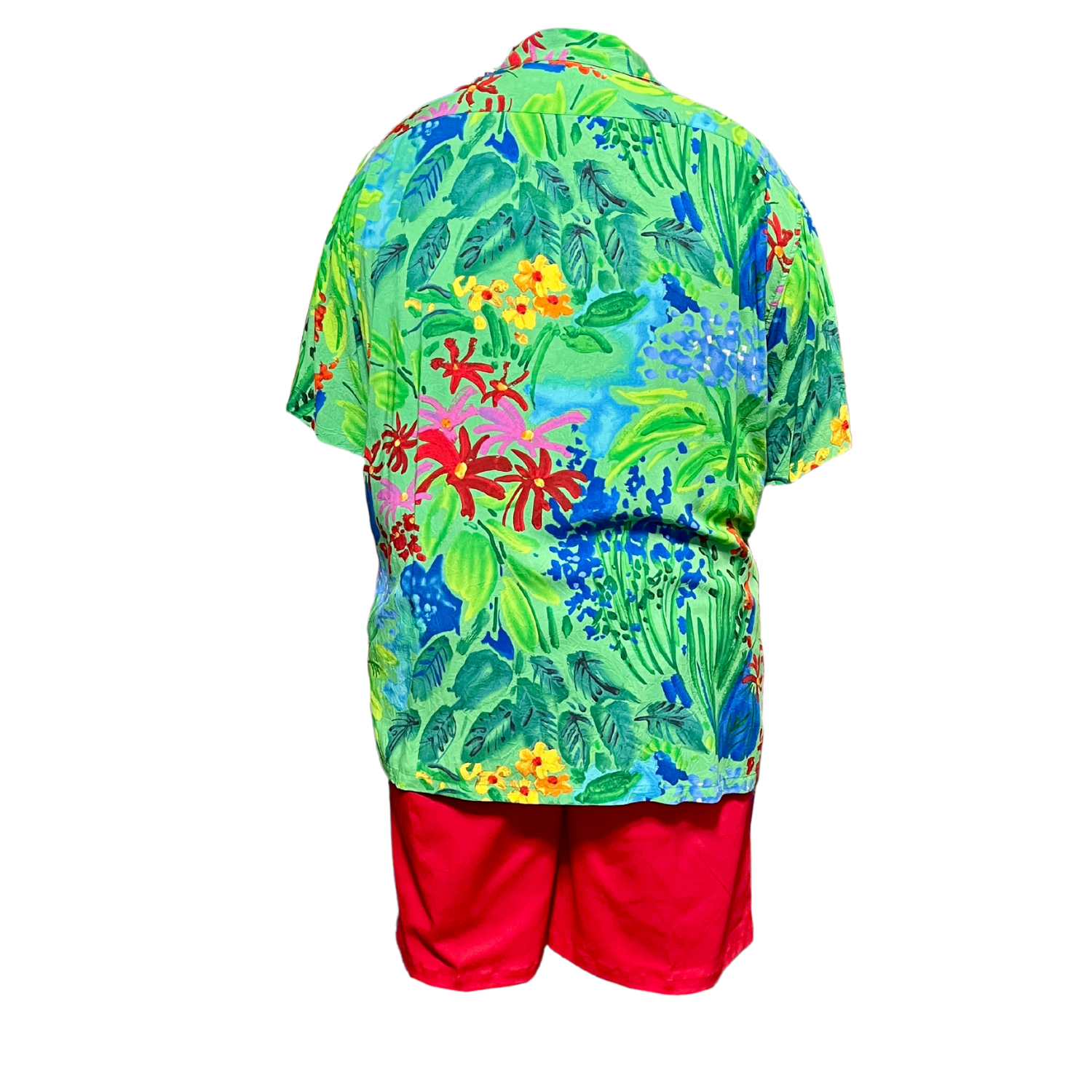 Big & Tall Men's Retro Shirt - Sea Flower