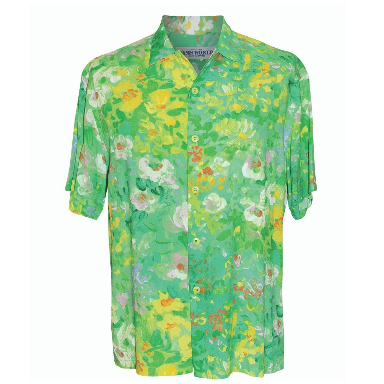 Men's Retro Shirt - Flower Paint