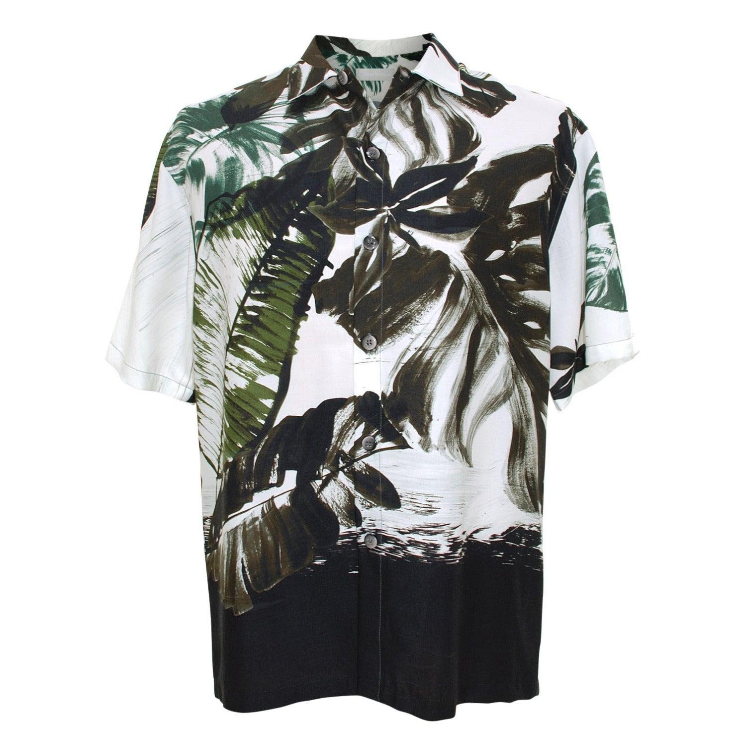 Men's Retro Shirt - Moon Palm