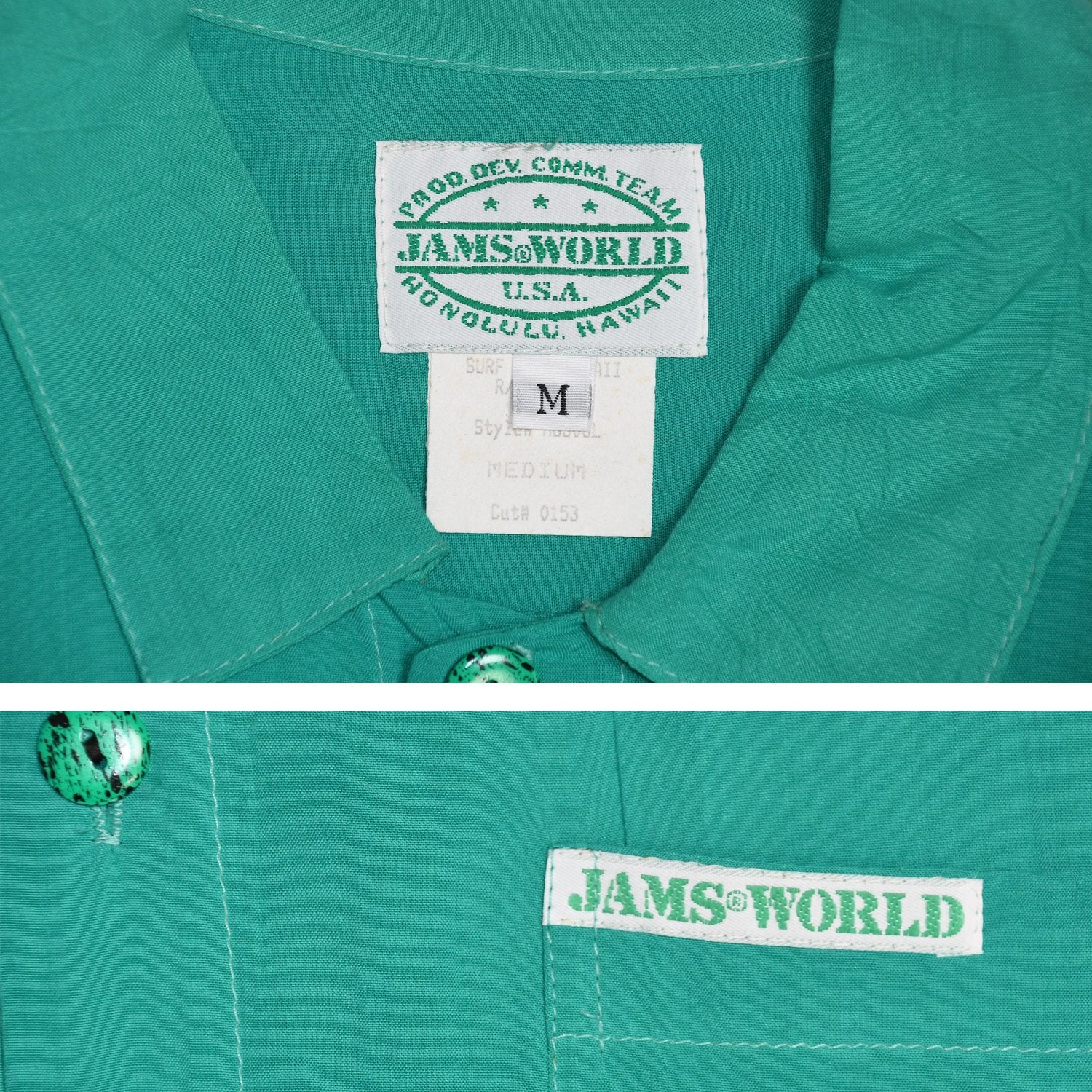 1990's Jams World Solid Rayon Shirt