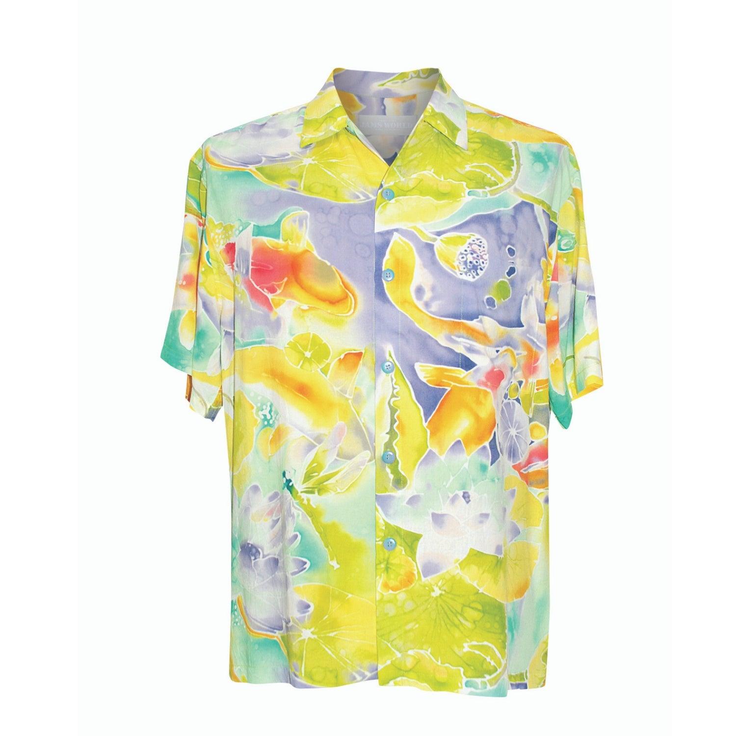 Men's Retro Shirt - Koi Pond