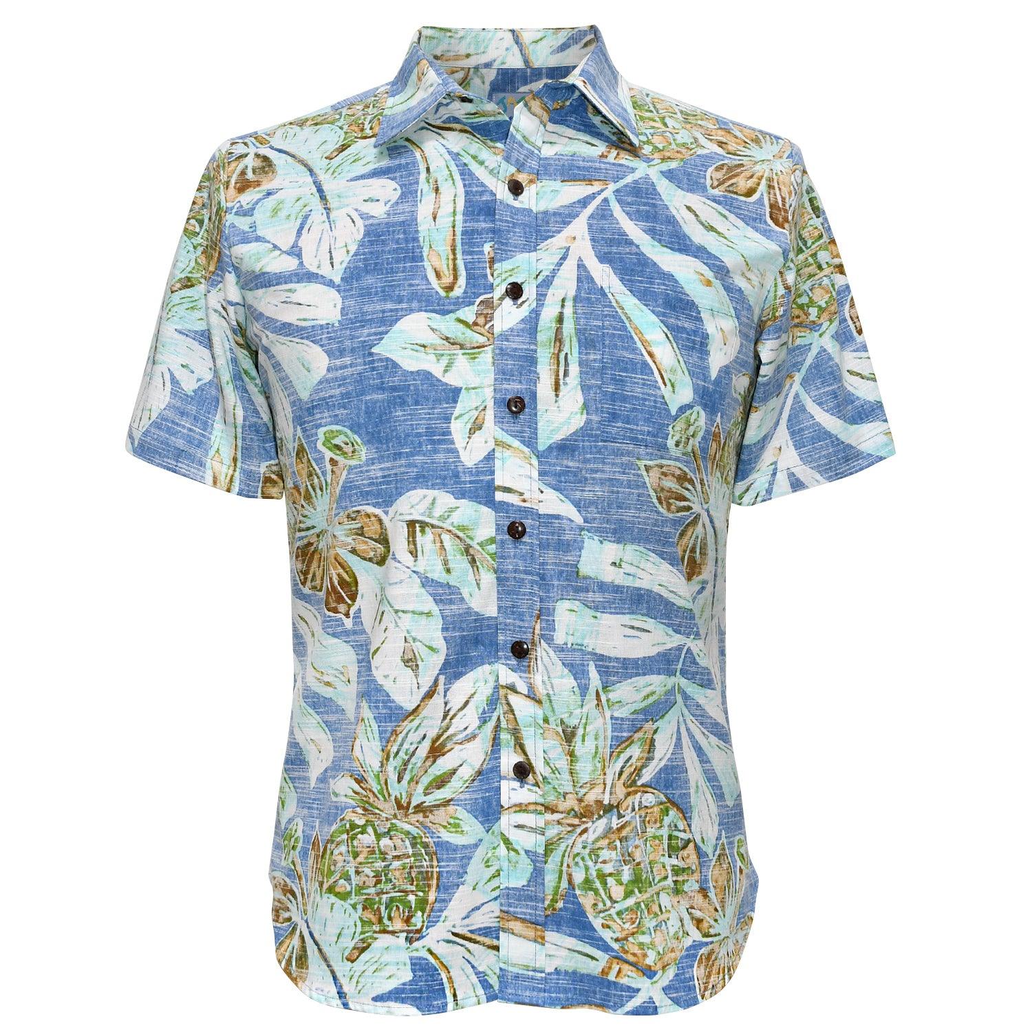 Men's Archival Collection Modern Fit Shirt - Kawai'iki Blue Reverse