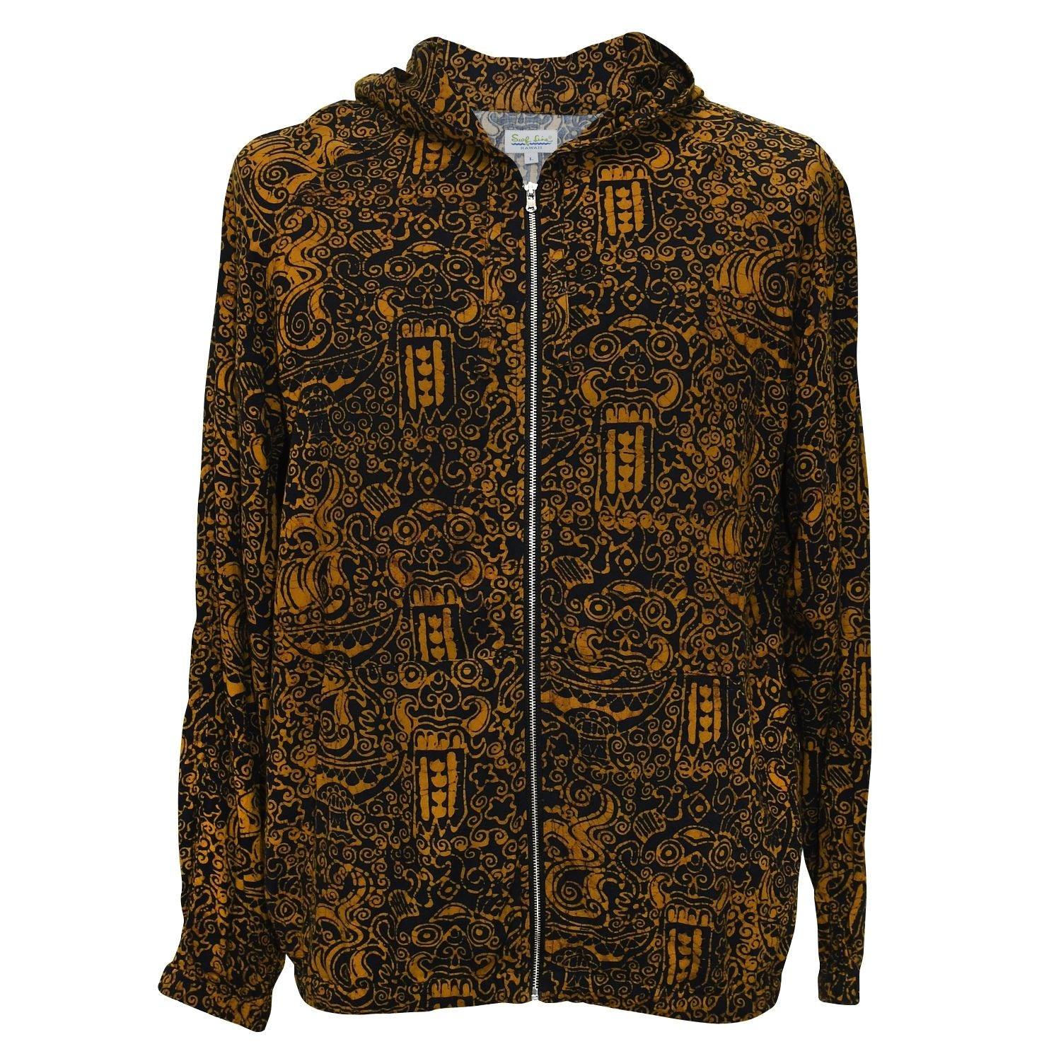 Parka Rayon Jacket - Black & Gold