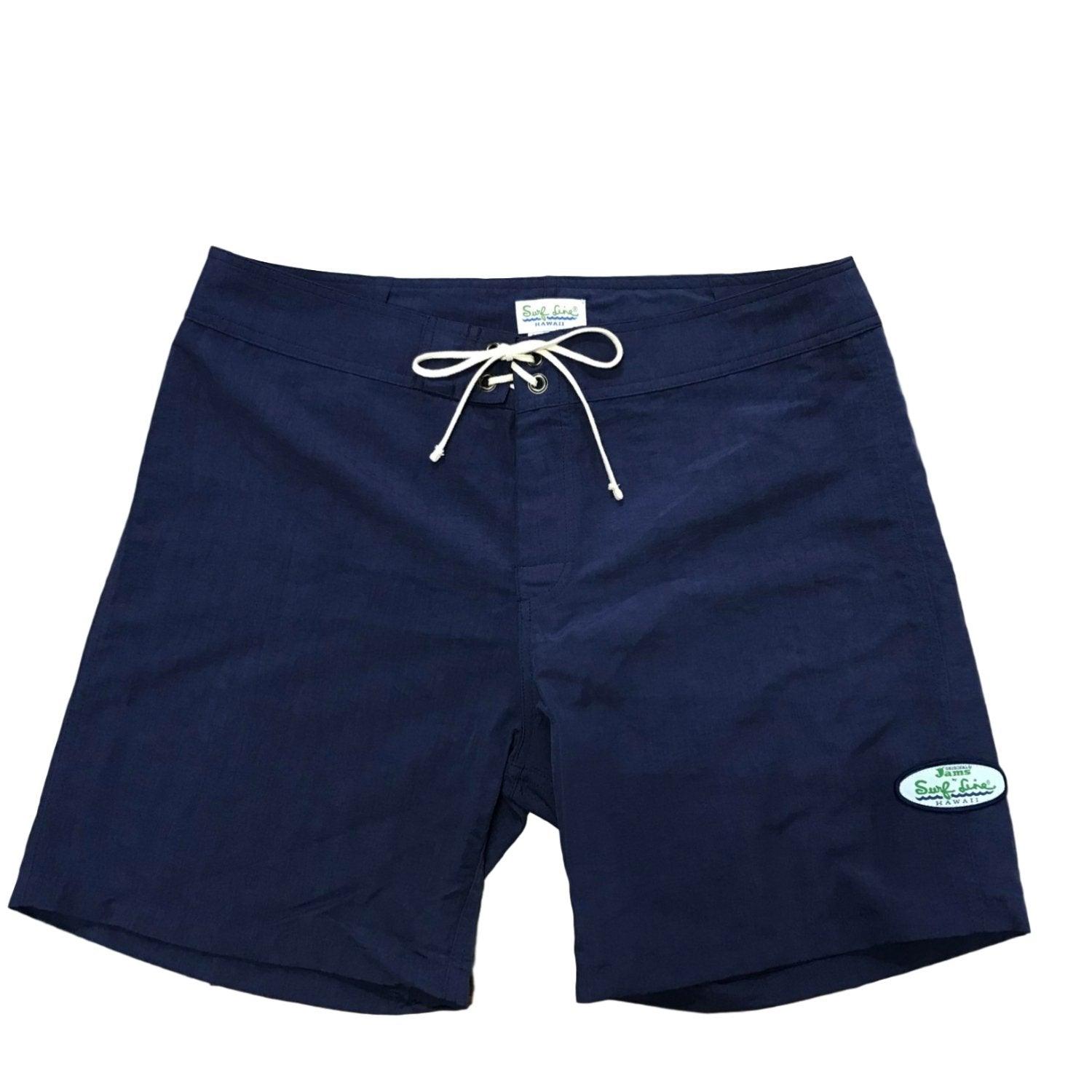 Made in Hawaii Solid Navy Boardshorts