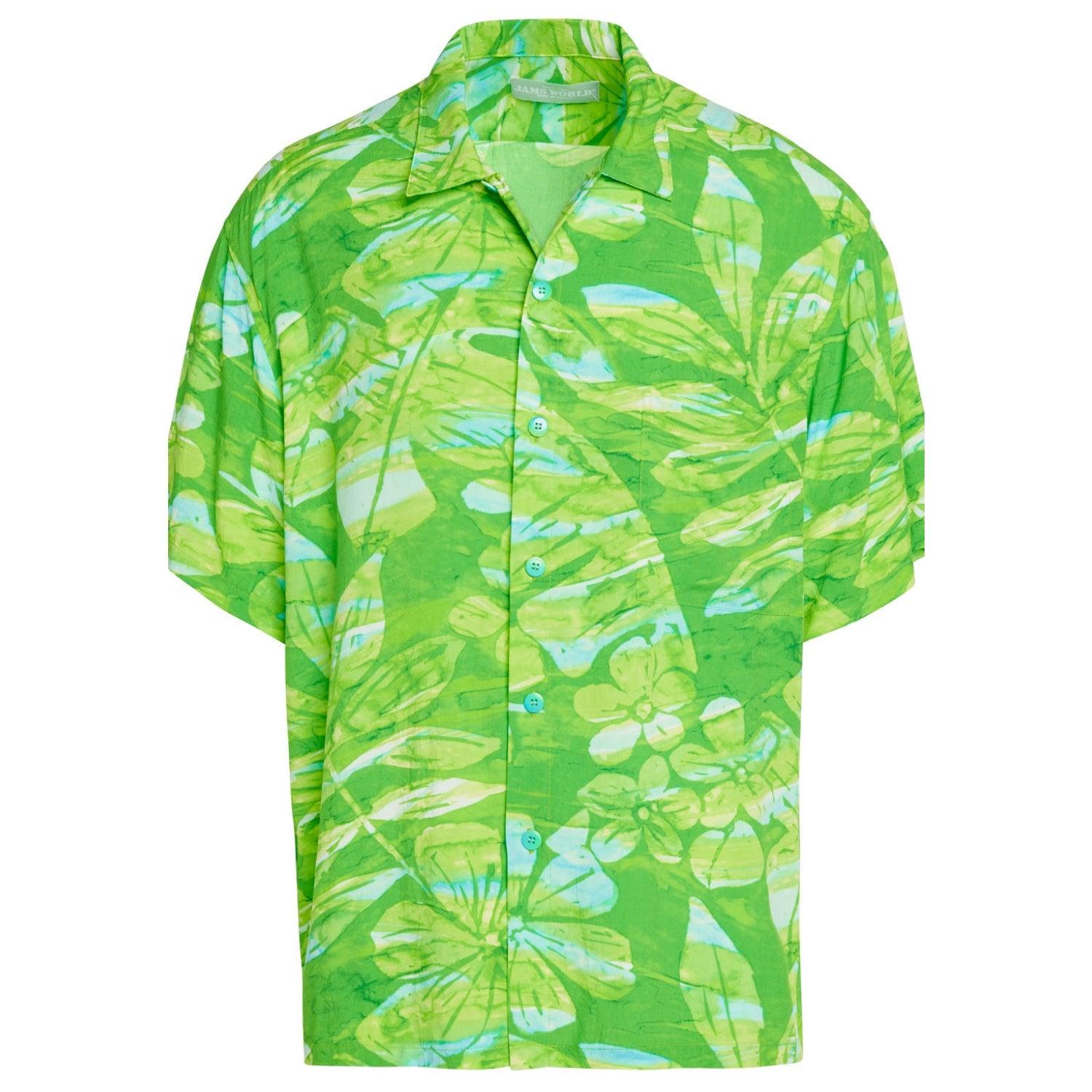 Buy Seagrass Men's Green Hawaiian Shirt Online | Jams World – jamsworld.com