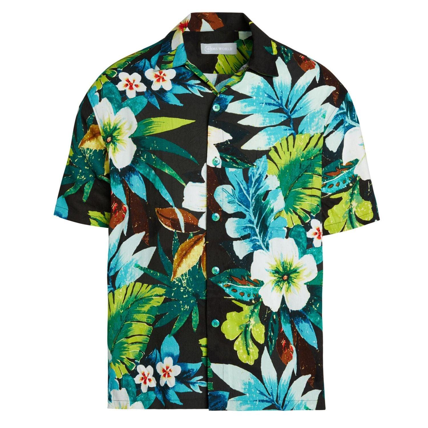 Men's Retro Shirt - Waiola Black