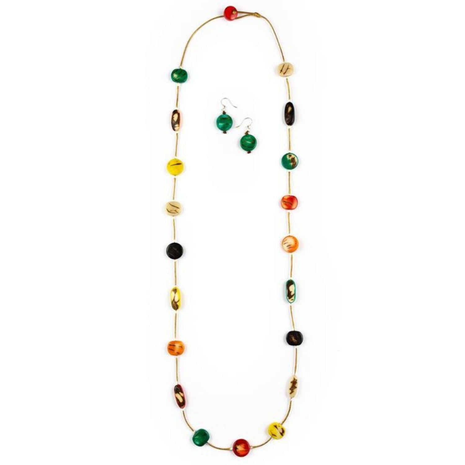 Tagua - Botones Necklace Set