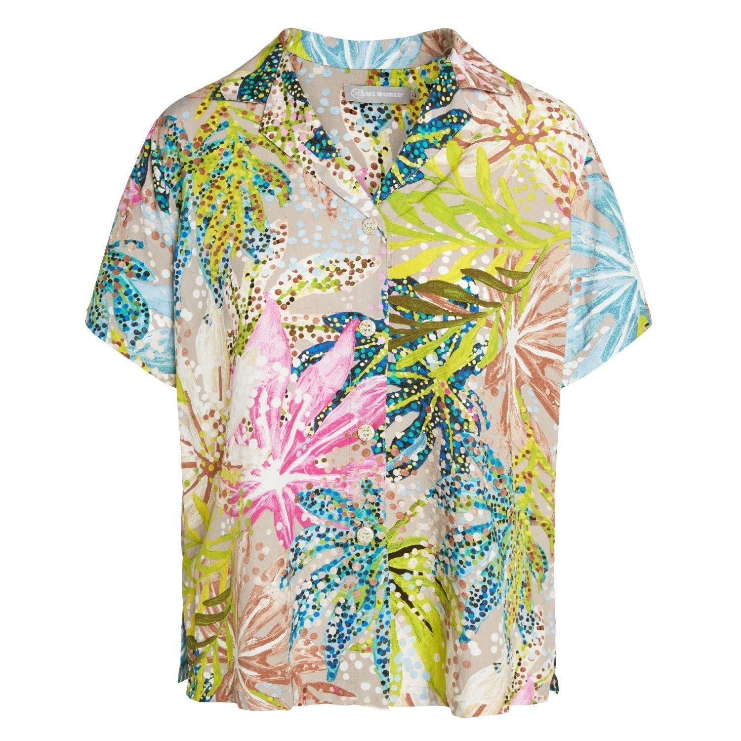 Print Top - Sea Leaf