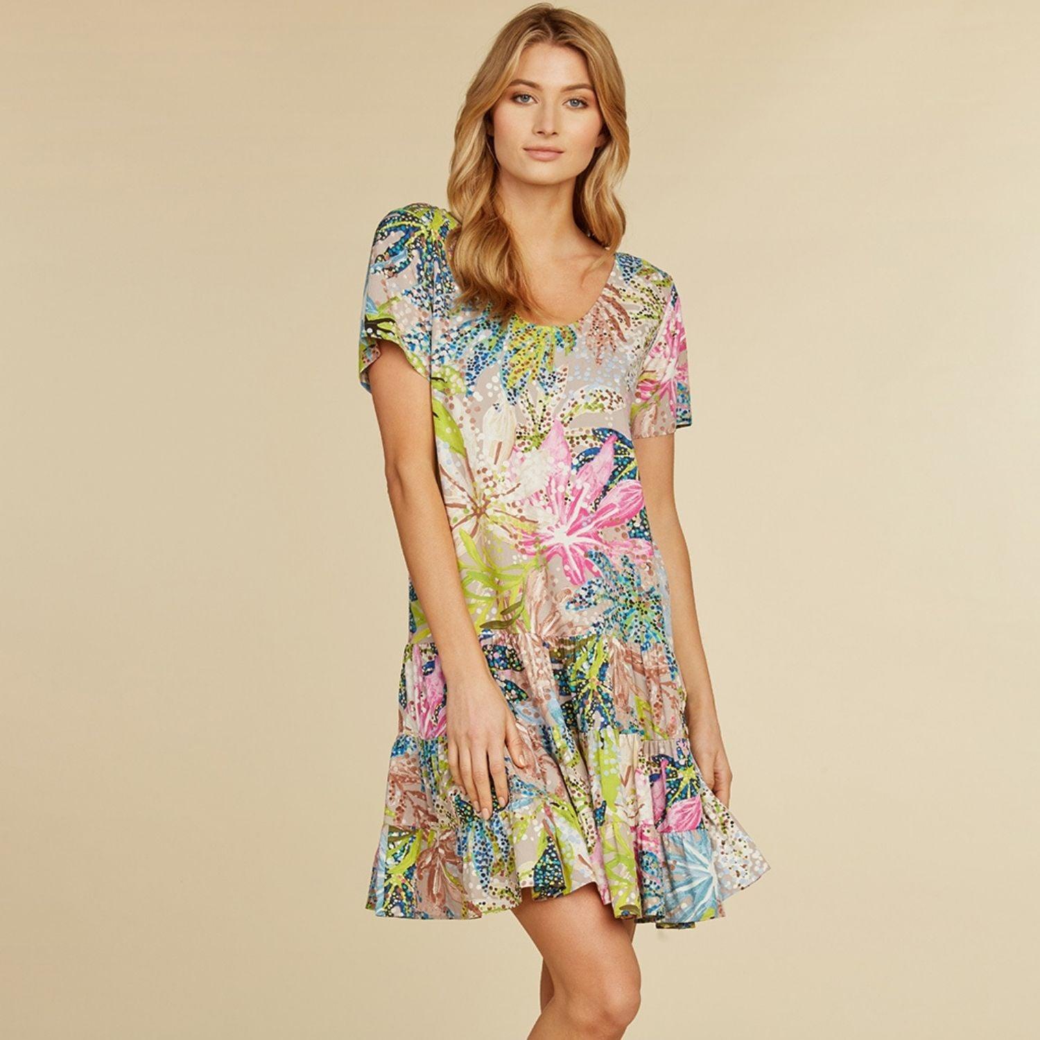 Hattie Dress - Sea Leaf – jamsworld.com