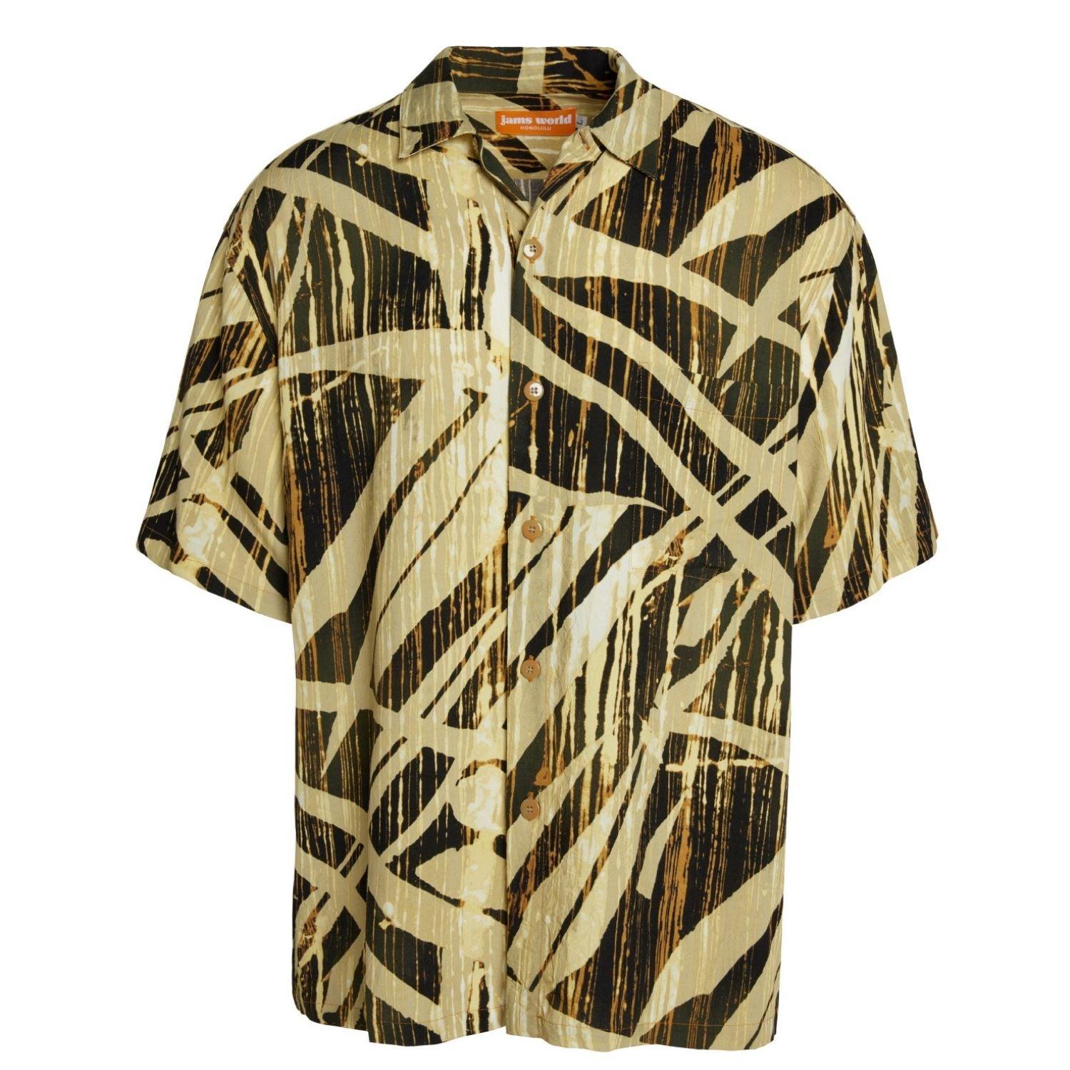 Men's Retro Shirt - Wood Grove Brown