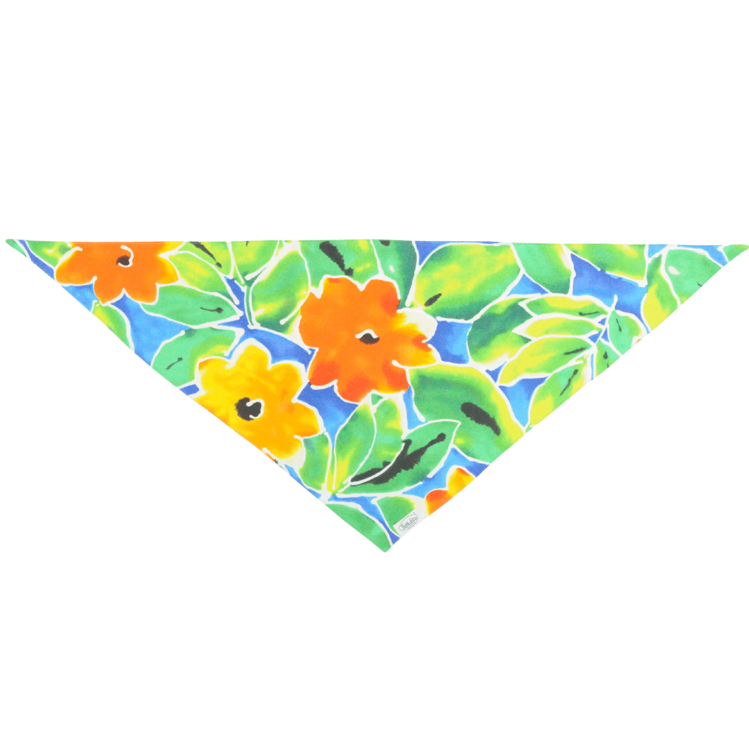 Pet Bandana - Surf Line Hawaii Flower Star Blue