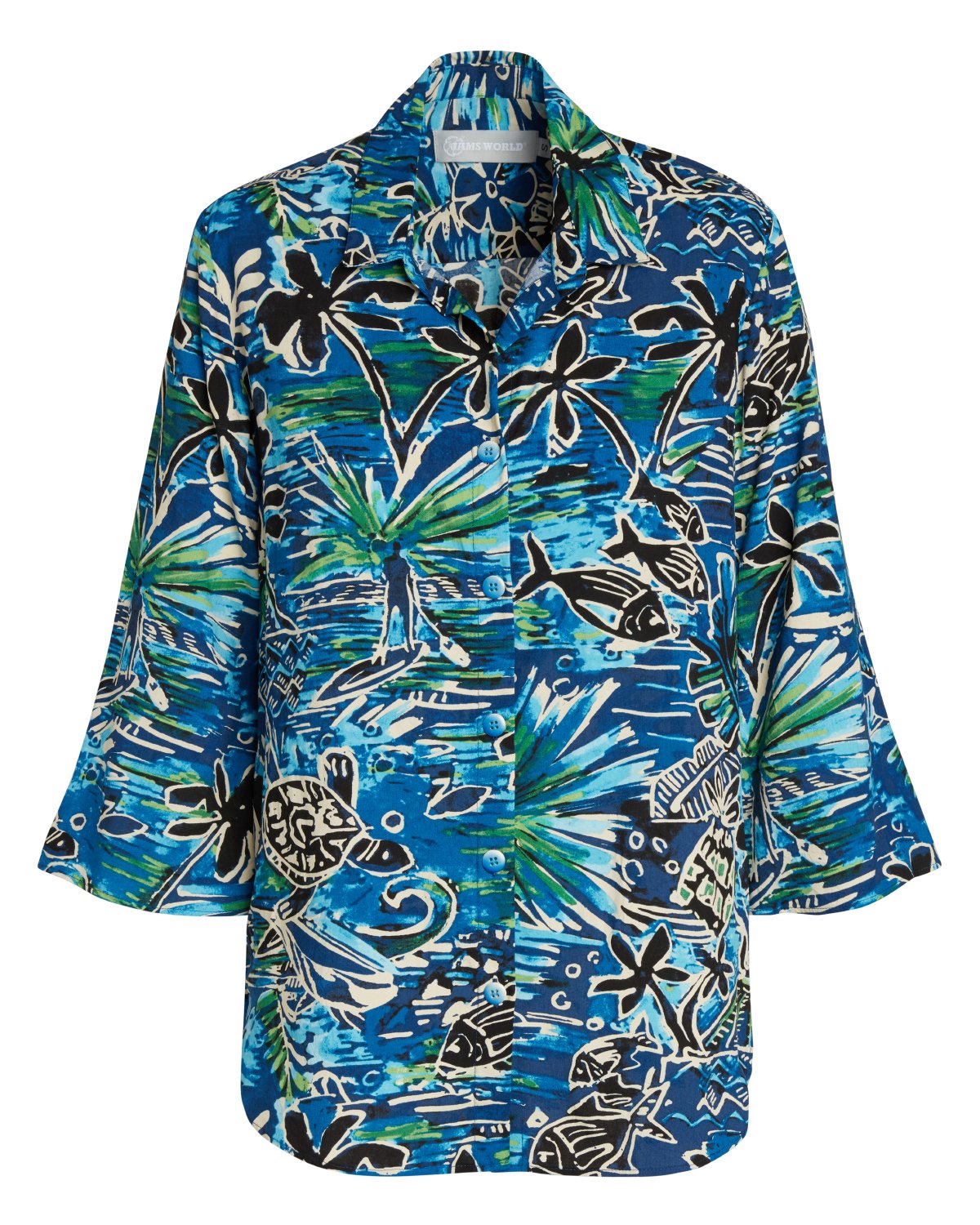 Coastal Top - Honu Island Blue