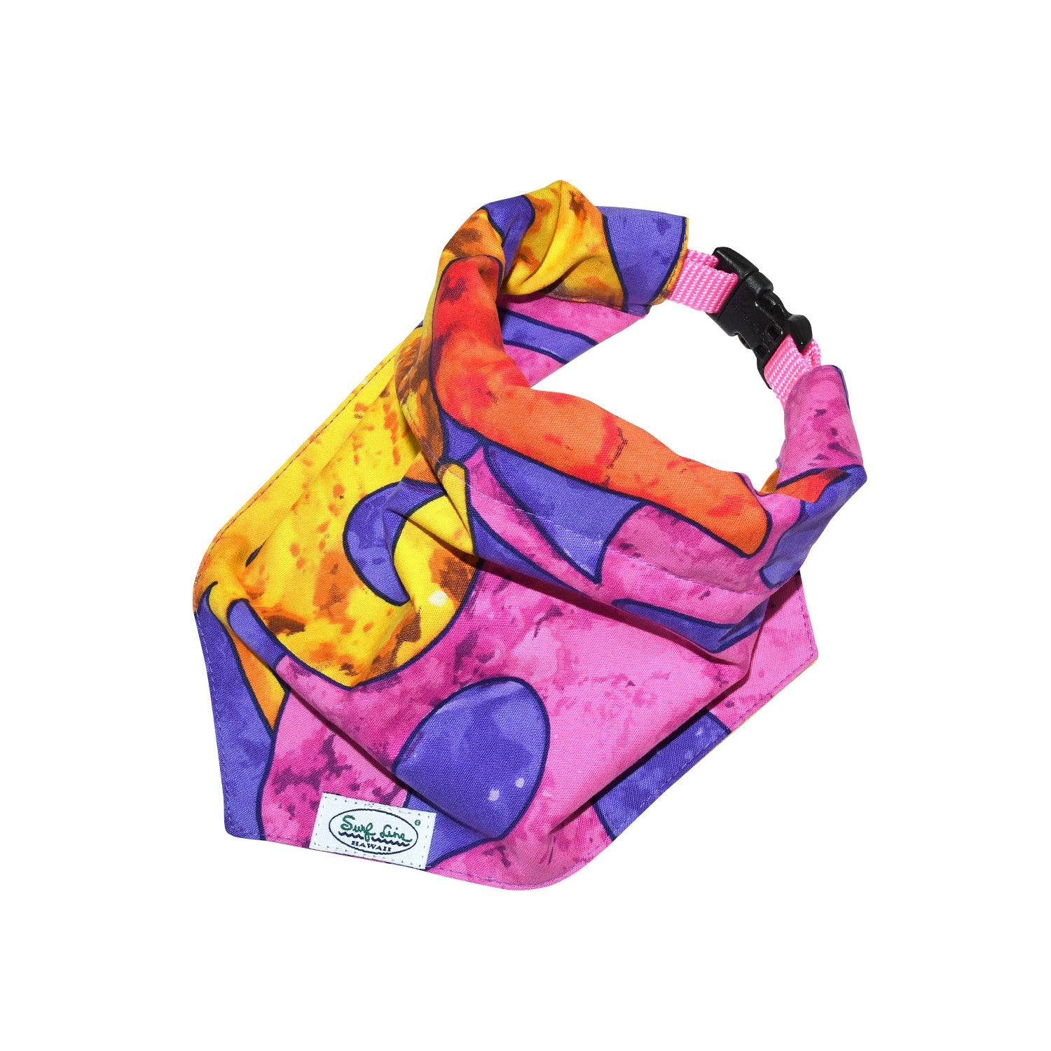 Pet Collar Scarf - Surf Line Hawaii Leaves