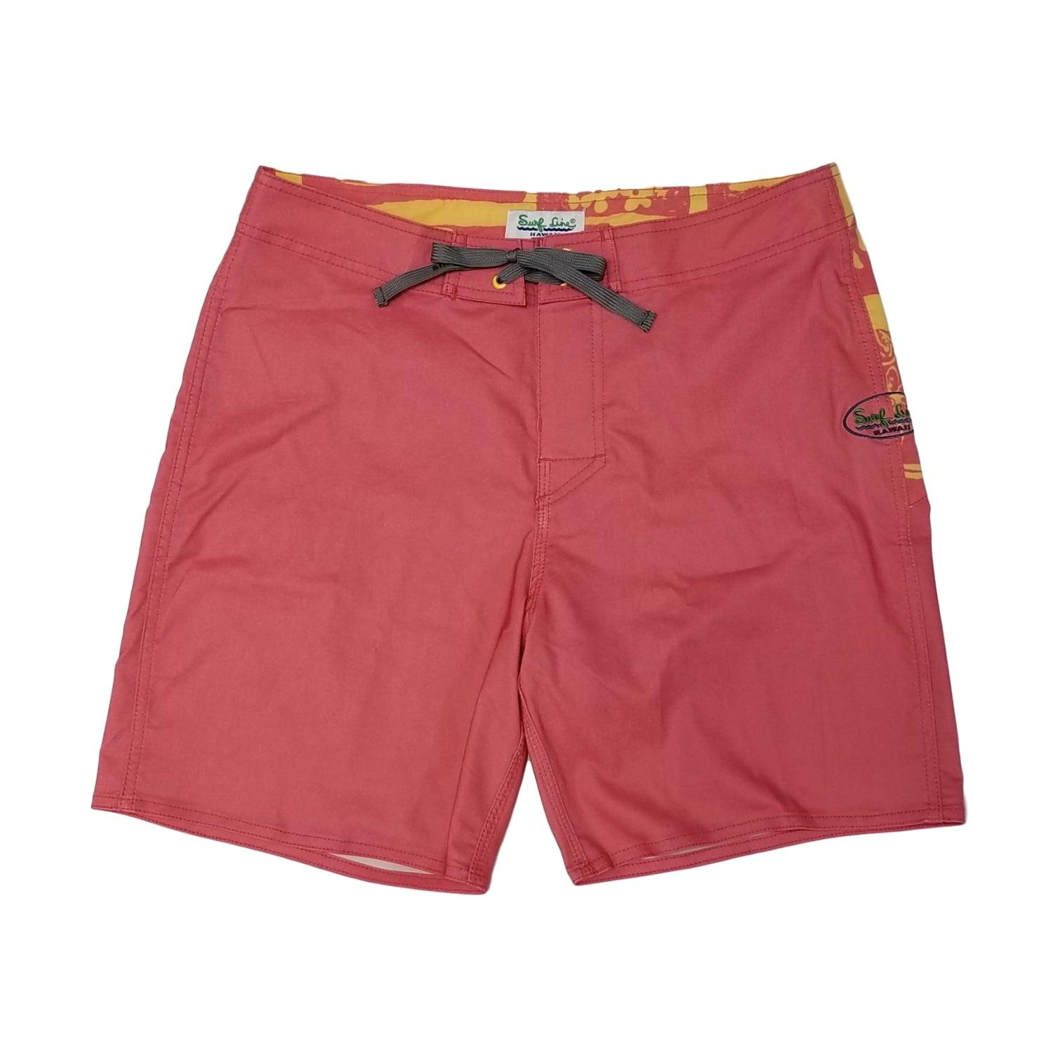 Halawa Red - Contemporary Boardshorts