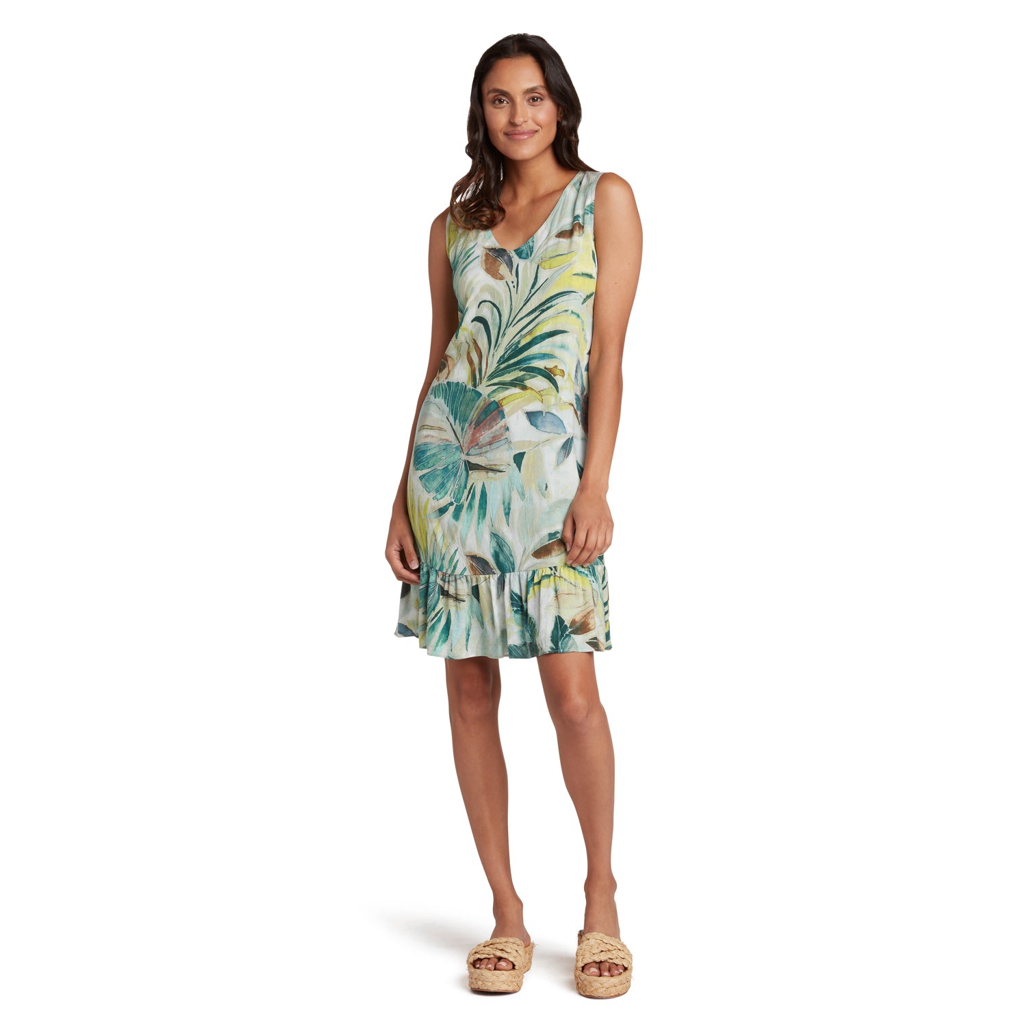 Ruffle Dress - Spring Breeze