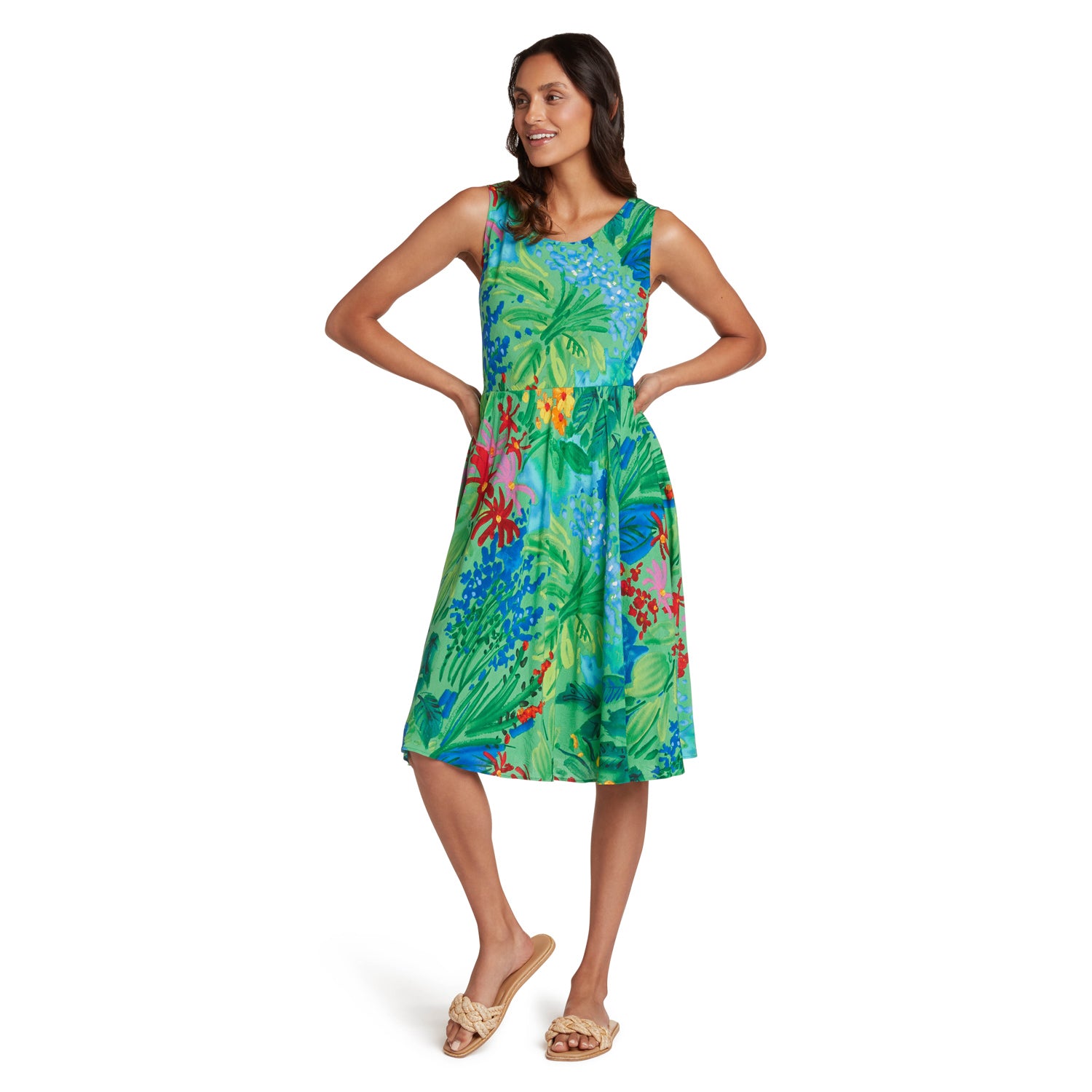 Natalie Dress - Sea Flower