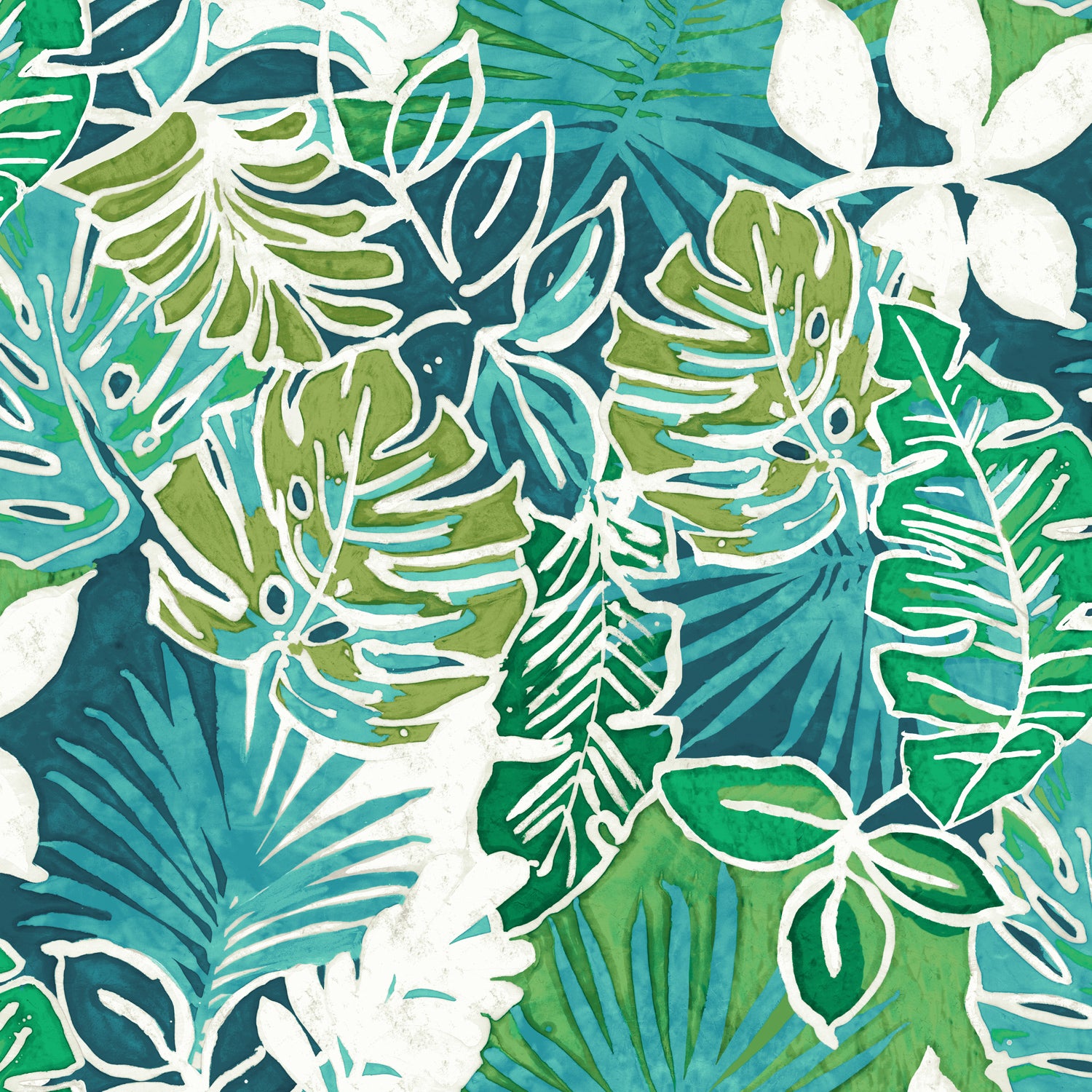 Print Top - Garden Isle